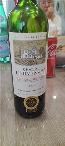 Bordeaux Bordeaux Supérieur Château Lieumenant 2021