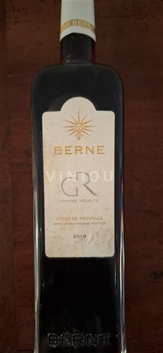 Provence Côtes-de-Provence Berne Grande Récolte 2019