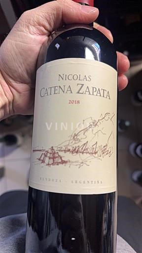 Mendoza Catena Zapata Nicolas Catena Zapata 2018