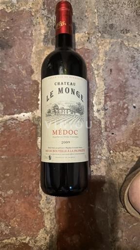 Bordeaux Médoc Château Le Monge 2009