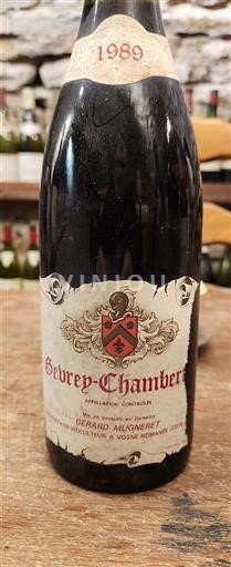 Burgundy Gevrey-Chambertin Gérard Mugneret 1989