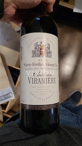 Bordeaux Saint-Émilion Grand Cru Grand Cru Château Viramiere 2019