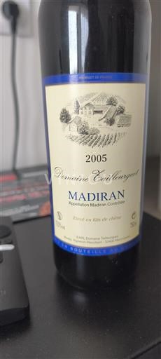 Sudoeste Madiran Domaine Tailleuquet 2005