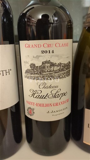Burdeos Saint-Émilion Gran Cru Grand Cru Château Haut-Sarpe 2014