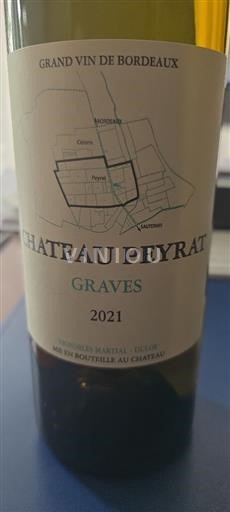 Burdeos Graves Château Peyrat 2021