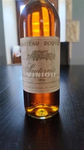 Bordeaux Sauternes Château Boutoc 1978