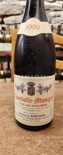 Borgonha Chambolle-Musigny Premier Cru Ghislaine Barthod Aux Beaux-Bruns 1996