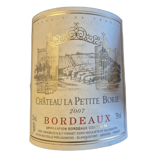 Bordeaux Château La Petite Borie 2007