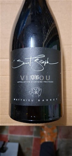 Vallée du Rhône Saint-Joseph Matthieu Barret D86 2021