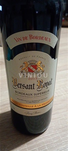 Bordeaux Bordeaux supérieur Versant Royal 2015