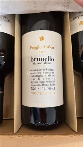Toscana Brunello di Montalcino. Poggio Antico 2017