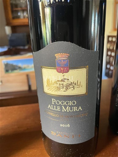 Toscana Brunello di Montalcino Banfi Poggio alle Mura 2016