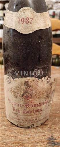 Vin Rouge sec Les Suchots Gérard Mugneret 1987 France Bourgogne Vosne-romanée AOC