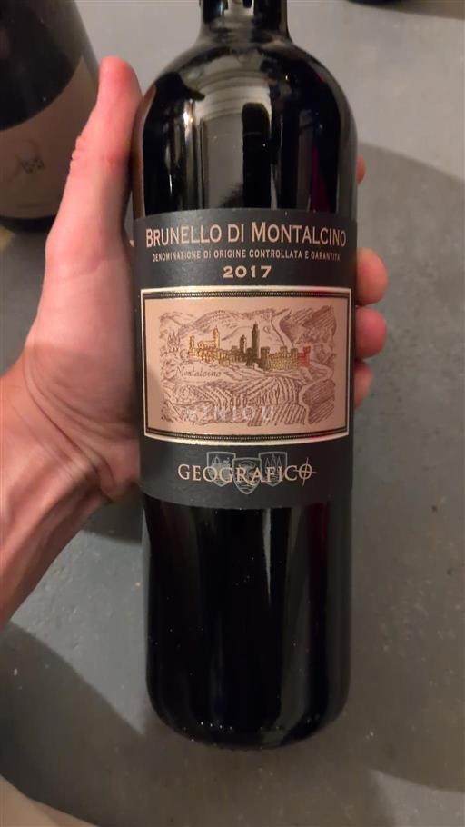 Tuscan Wines Brunello di Montalcino Geografico 2017