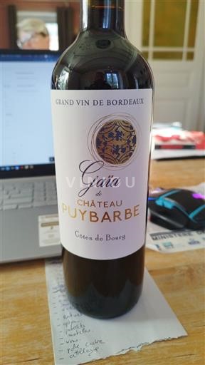 Bordeaux Côtes-de-bourg Château Puybarbe Gaïa 2019