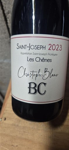 Valle del Rodano Saint-Joseph Christophe Blanc Les Chênes 2023