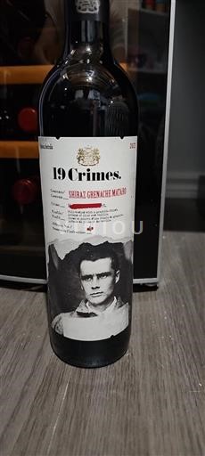 Jižní Austrálie Nespecifikováno 19 Crimes Shiraz Grenache Mataro 2023