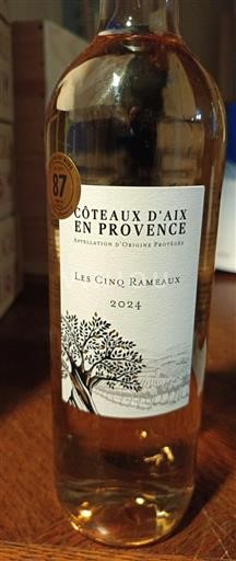 Provenza Coteaux de Aix en Provenza Les Cinq Rameaux 2024