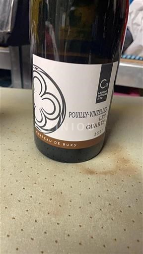 Vin Blanc sec Les Quarts Laurent Cognard 2021 France Bourgogne Pouilly-vinzelles AOC