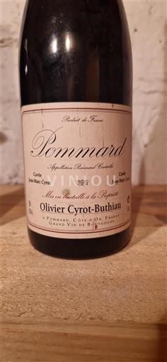 Bourgondië Pommard Olivier Cyrot-Buthiau Jean-Marc Cyrot 2011