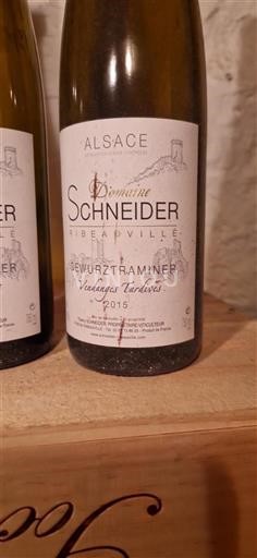 Elsass Grand Cru Domaine Schneider Vendanges Tardives 2015
