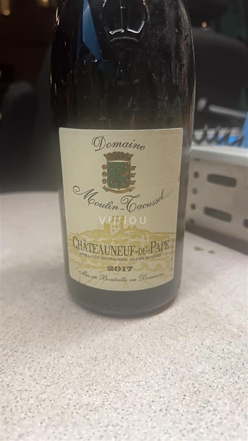 Rhône-dalen Châteauneuf-du-Pape Domaine Moulin Tacussel 2017
