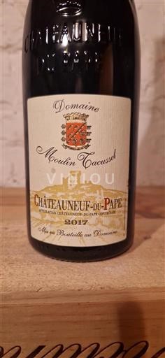 Rhônedalen Châteauneuf-du-Pape Domaine Moulin Tacussel 2017
