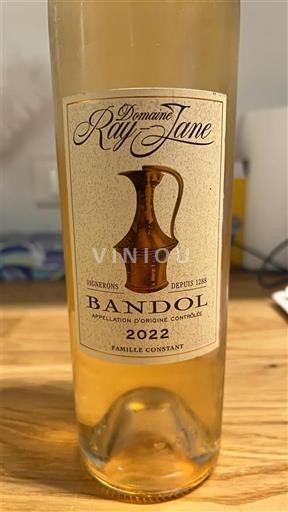 Provence Bandol Domaine Ray Jane 2022