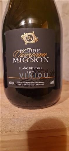 Champagne Champagner Pierre Mignon Blanc de Noirs Brut Ohne Jahrgang