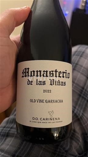Aragonie Cariñena Monasterio de las Viñas Old Vine Garnacha 2022