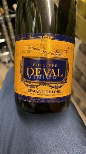 Loire-dalen Crémant-de-Loire Philippe Deval Ikke årgangsbestemt