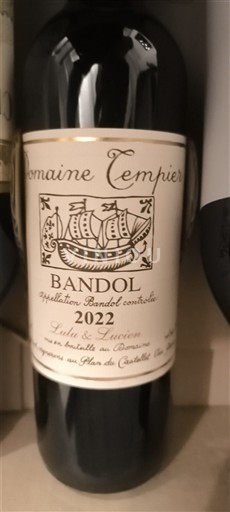 Provence Bandol Domaine Tempier 2022
