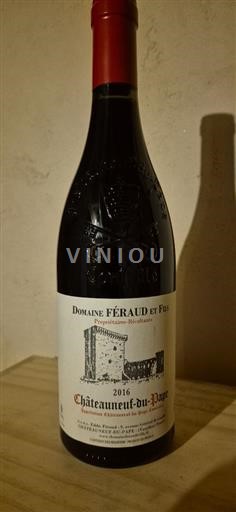 Valle del Ródano Châteauneuf-du-Pape. Domaine Féraud et Fils 2016