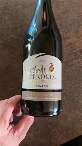 Rhône Valley Ventoux Demazet Chante Perdrix 2014