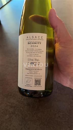 Alsace Grand Cru François Schmitt 2024