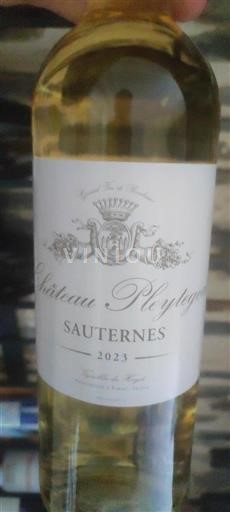 Bordeaux Sauternes Château Pleyteguez 2023