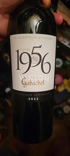 Bordeaux Bordeaux Supérieur Château Gabachot 1956 2022