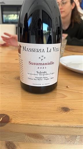 Puglia Susumaniello Salento Masseria Li Veli Susumaniello 2023