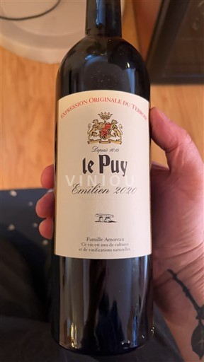 Бордо Франк-Кот-де-Бордо Château Le Puy Emilien 2020