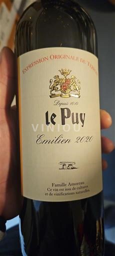 Bordeaux Francs Côtes de Bordeaux Château Le Puy Emilien 2020