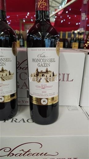 Bordeaux Blaye-côtes-de-bordeaux Château Monconseil-Gazin 2022