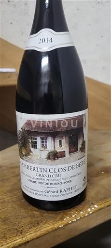 Burgundy Chambertin-Clos-de-Bèze Grand Cru Gérard Raphet 2014
