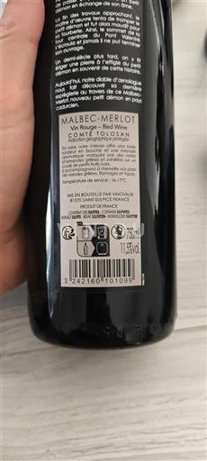 South West Comté Tolosan Vinovalie Malbec-Merlot 2021