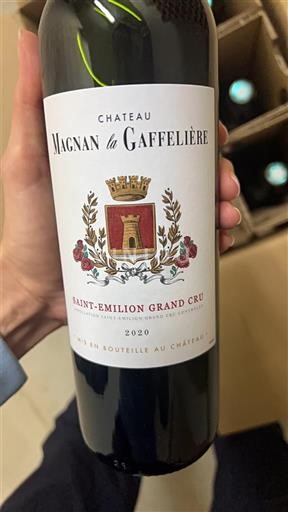 Burdeos Saint-Émilion Gran Cru Grand Cru Château Magnan la Gaffelière 2020