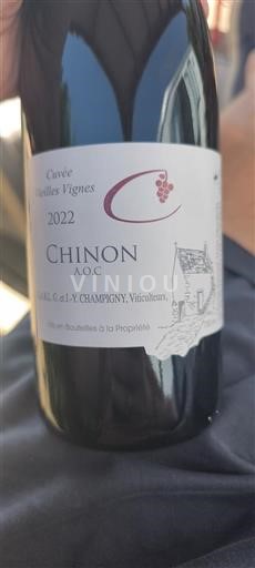 Loire Valley Chinon E.A.R.L. G. et J.-Y. Champigny Vieilles Vignes 2022