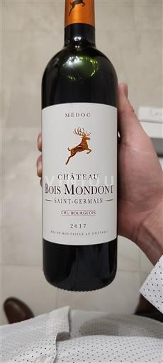 Bordeaux Médoc Cru Bourgeois Château Bois Mondont Saint-Germain 2017