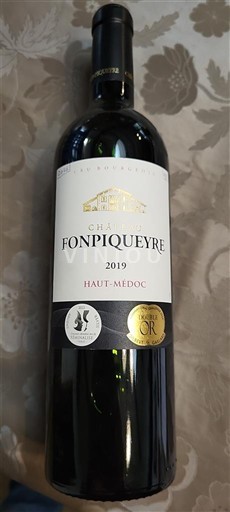Bordeaux Haut-Médoc Château Fonpiqueyre 2019