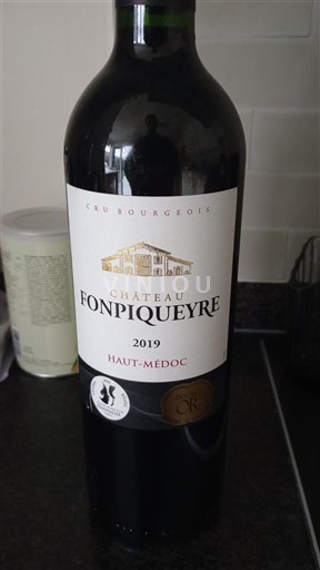Bordeaux Haut-Médoc Château Fonpiqueyre 2019