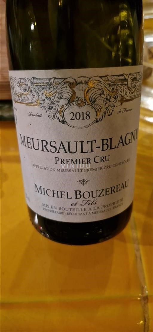 Burgund Meursault Premier Cru Michel Bouzereau et Fils 2018