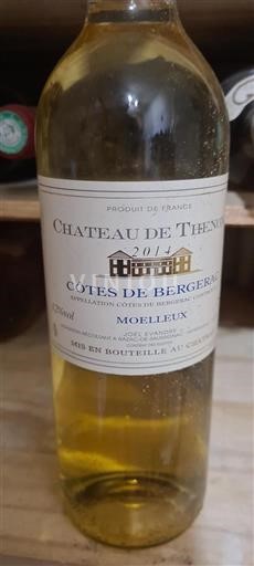 Lounais-Ranska Côtes-de-bergerac Château Thenon 2014